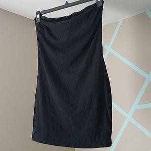 H&M black tube top with build in bra.